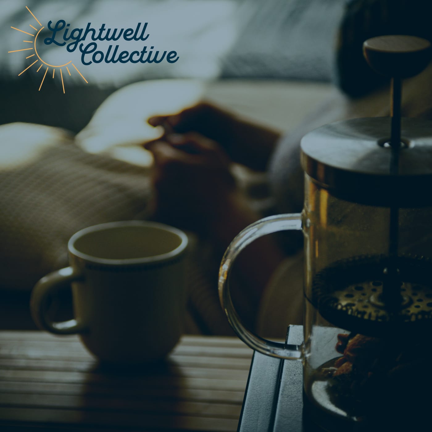 A warm cup of coffee on a table